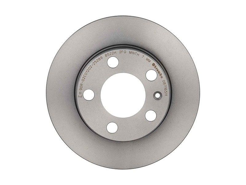 2Q0615601H Brembo Disc Brake Rotor; Rear