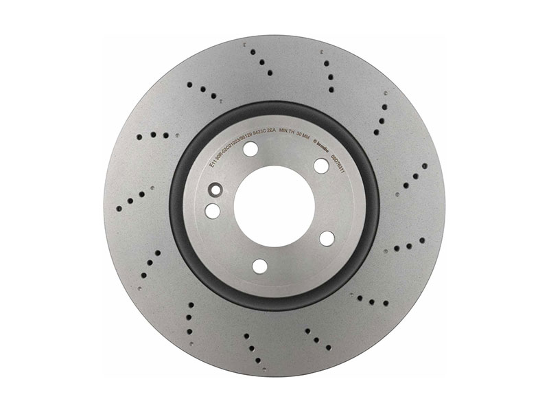 Brembo 4634230000, 09D76311 Disc Brake Rotor; Rear - Mercedes