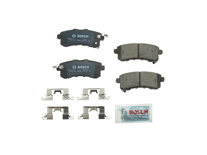 Bosch Quiet Cast BC1510 Brake Pad Set; Rear Infiniti, Nissan