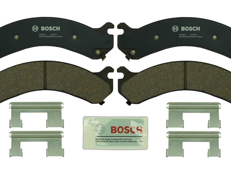 Bosch Quiet Cast BC909 Brake Pad Set; Rear Chevrolet, GMC