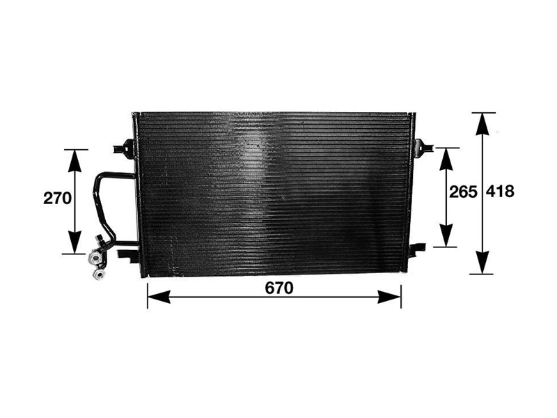 Mahle Behr 351036391 A/C Condenser - Audi | 4936 4D0260401 4D0260401A ...