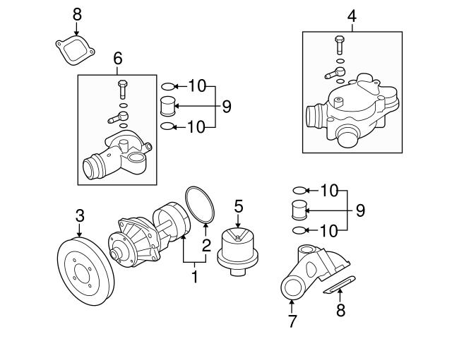 Genuine BMW 11517840381 Water Pump Pulley - BMW | 11517834065