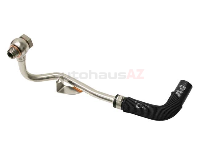11537577015 Genuine BMW Turbocharger Coolant Line; Left
