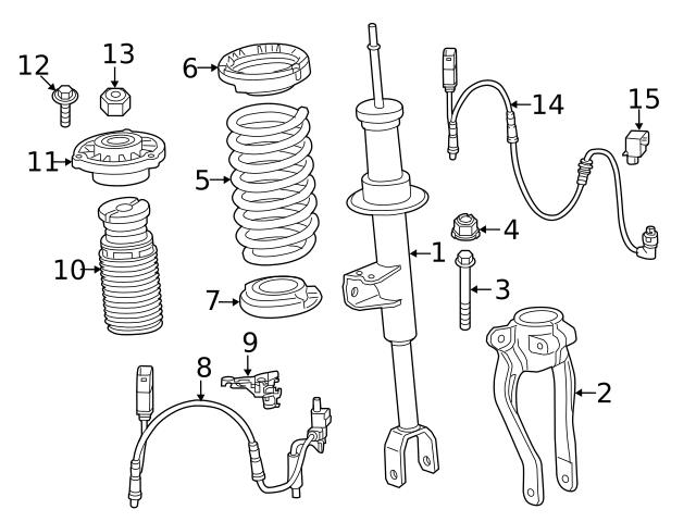 Genuine BMW 31336866791 Shock Bumper; Left, Right - BMW