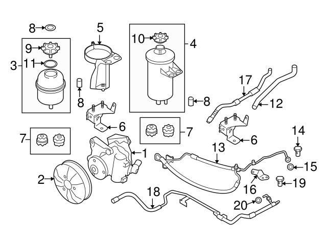 Genuine BMW 32416774483 Power Steering Return Hose - BMW 