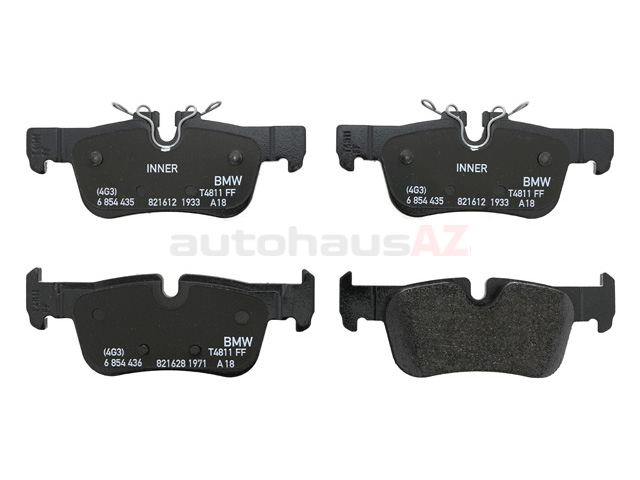 GENUINE BMW Brake Pad Set Rear 34216859917 BMW X1 Mini GENUINE BMW Brake Pad Set Rear 34216859917 BMW X1 Mini