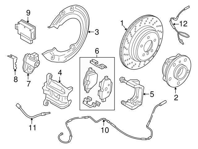 Genuine BMW 34216864678 Disc Brake Rotor; Rear - BMW