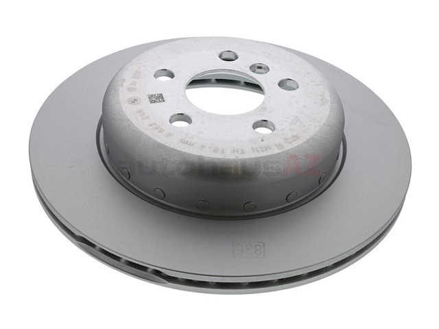 thumbnail image 2 of Rear Brake Disc Splash Shields Left + Right For BMW 1 3 4 Series - LST Black Steel Plates 2 of 3