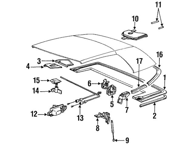 Genuine BMW 51251937432 Glove Box Handle - BMW