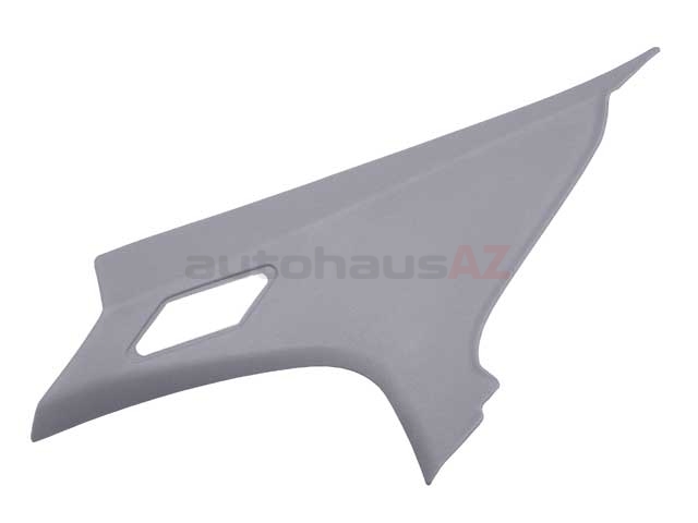 51438225576 Genuine BMW Body C-Pillar Trim Panel; Right; Light Gray