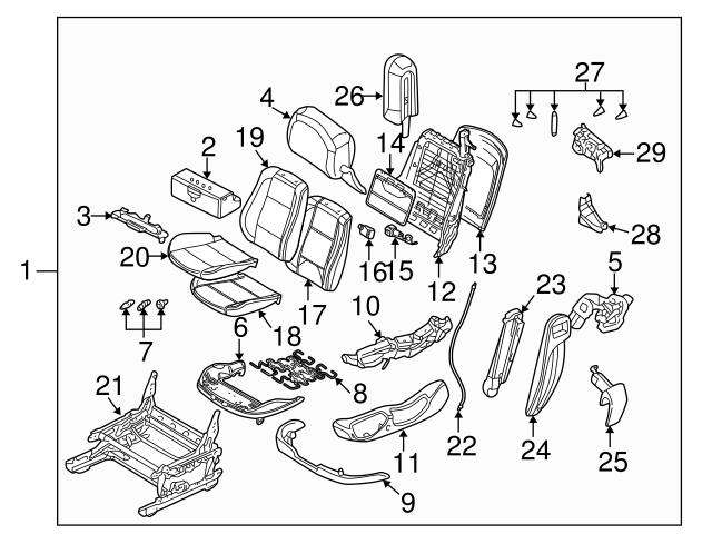 Genuine BMW 52108255658 Seat Trim Panel; Right - BMW