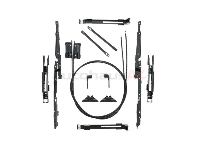 Genuine BMW 54137118849 Sunroof Frame Repair Kit; Front - BMW