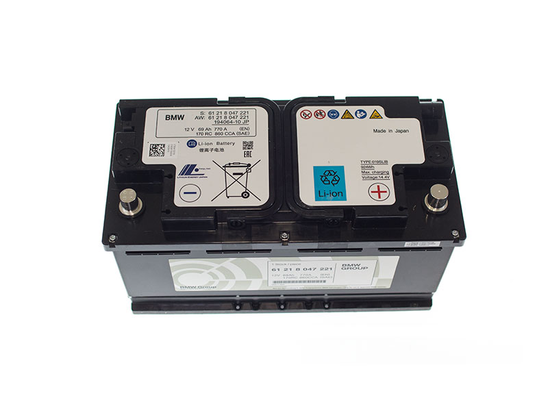 Battery 80AH original BMW - 61217604816, 61 21 7 604 816