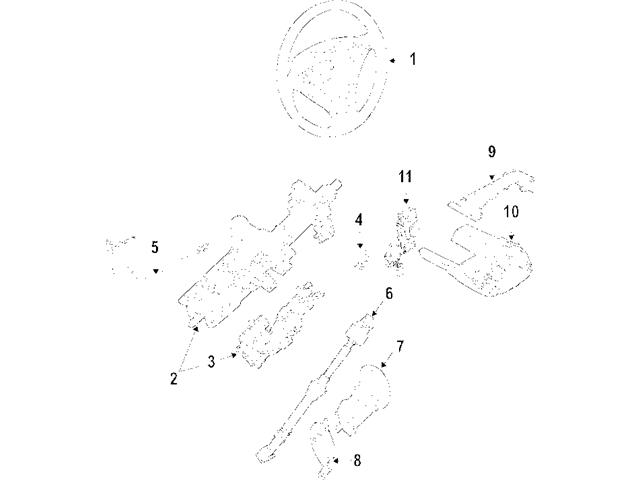 Honda® Talon Steering Column Phone Mount - View #6