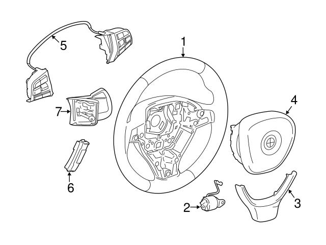 Genuine BMW 61319262709 Steering Wheel Radio Controls - BMW 