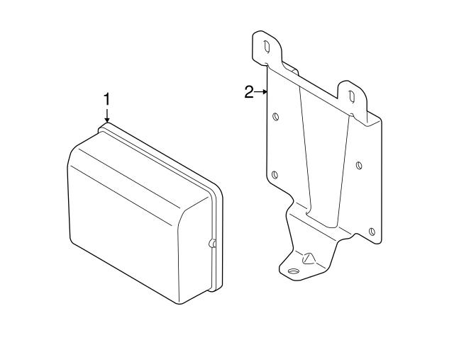 Genuine BMW 66318050366 Cruise Control Distance Sensor Bracket - BMW