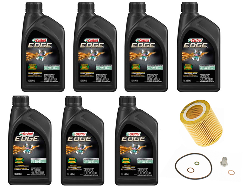 Genuine BMW + Mann BMW1OILCHNGKIT Oil Change Kit 5W30 Fully