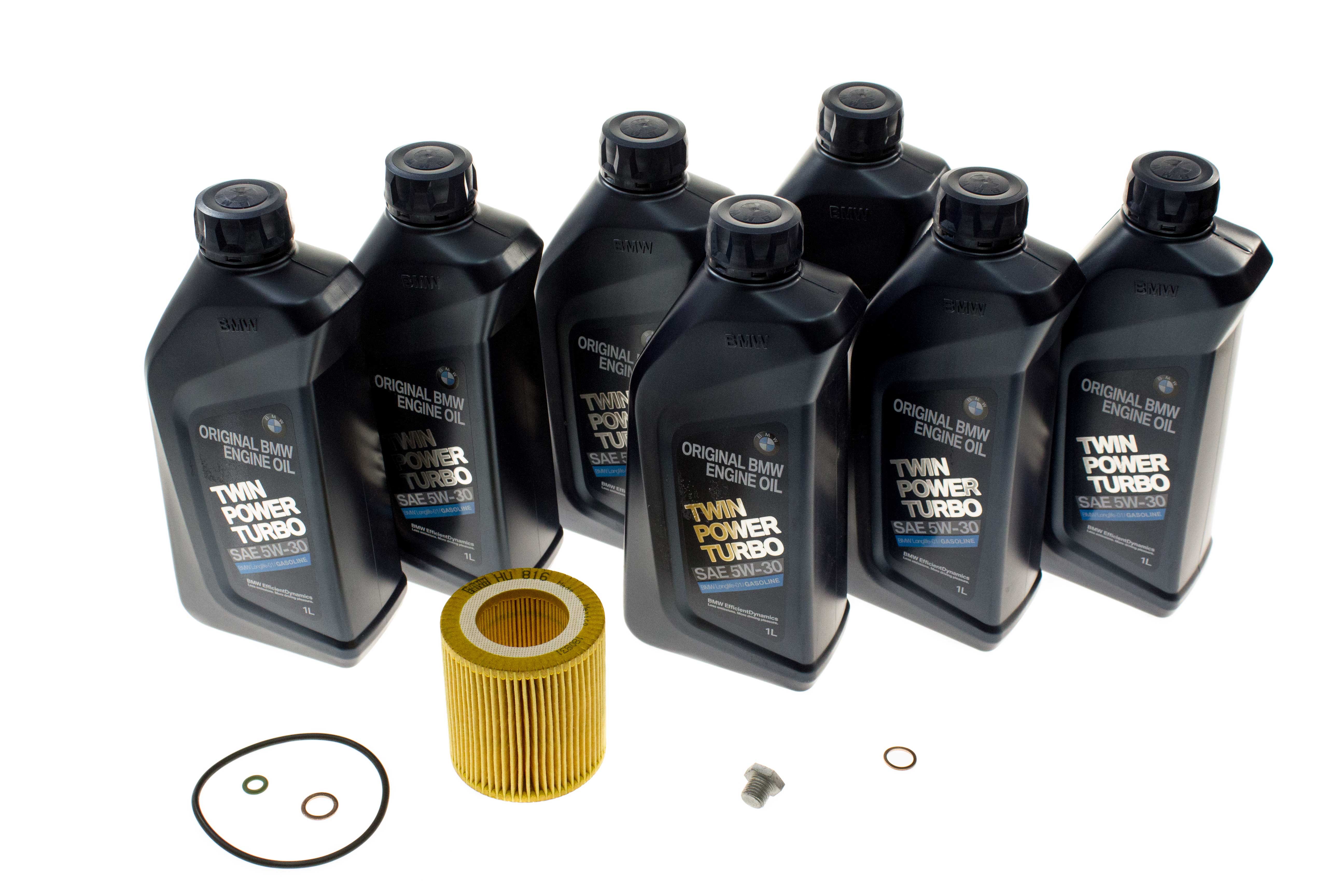 Genuine BMW + Mann BMW2OILCHNGKIT Oil Change Kit 5W30 Fully