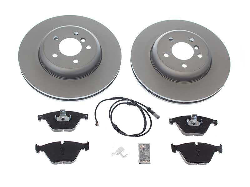 BMWBRAKEKIT3 AAZ Preferred Disc Brake Pad and Rotor Kit; Front