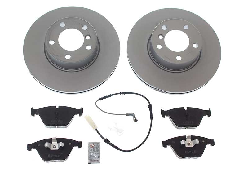 BMWBRAKEKIT5 AAZ Preferred Disc Brake Pad and Rotor Kit; Front
