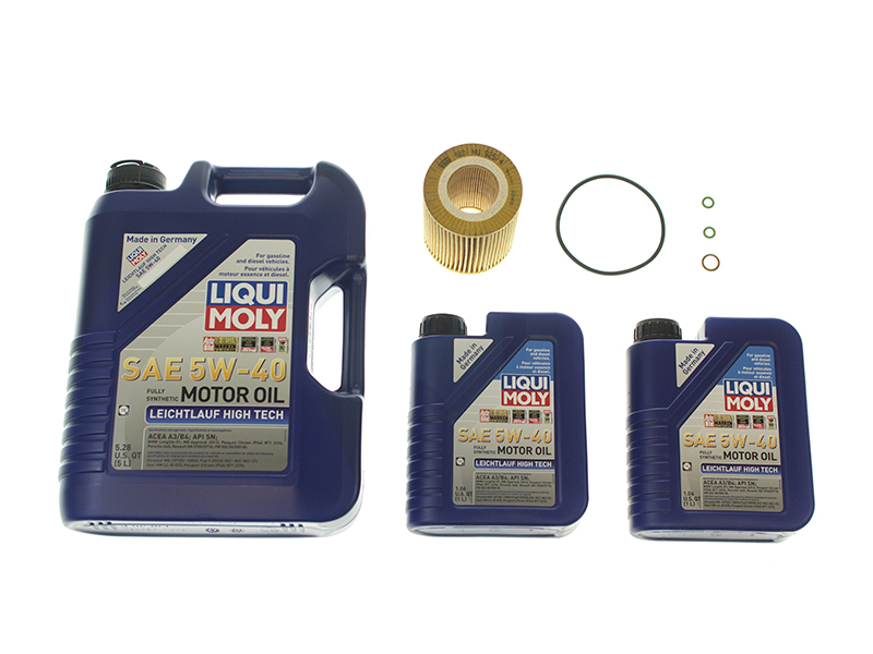 Liqui Moly Lechtlauf High Tech + Mann BMWOILCGKITM5254 Oil Change Kit