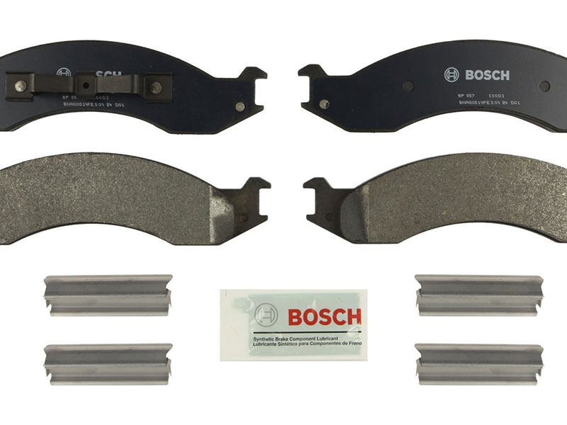 Bosch Quiet Cast BP557 Brake Pad Set; Front Ford