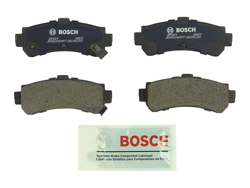 Bosch Quiet Cast BP669 Brake Pad Set; Rear Nissan