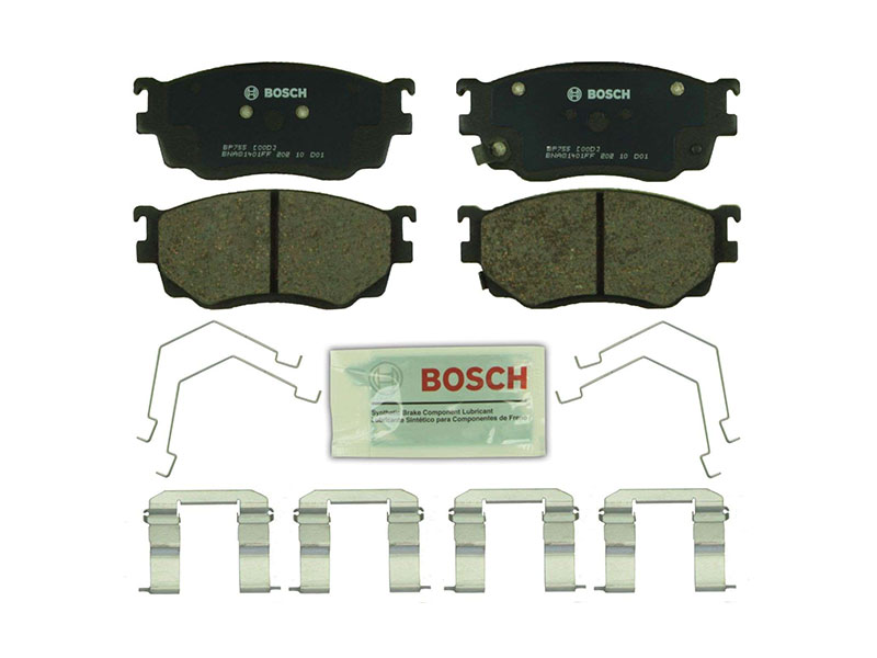 Bosch Quiet Cast BP755 Brake Pad Set; Front Mazda