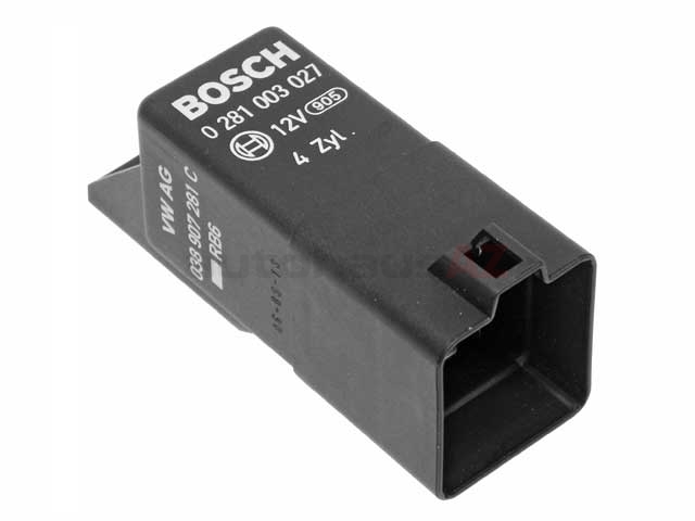 Bosch 038907281C, 0281003089 Glow Plug Relay/Controller; 9 Pin - VW