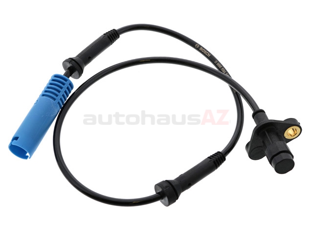 Bosch 34526756375, 0986594508 ABS Wheel Speed Sensor; Front - BMW