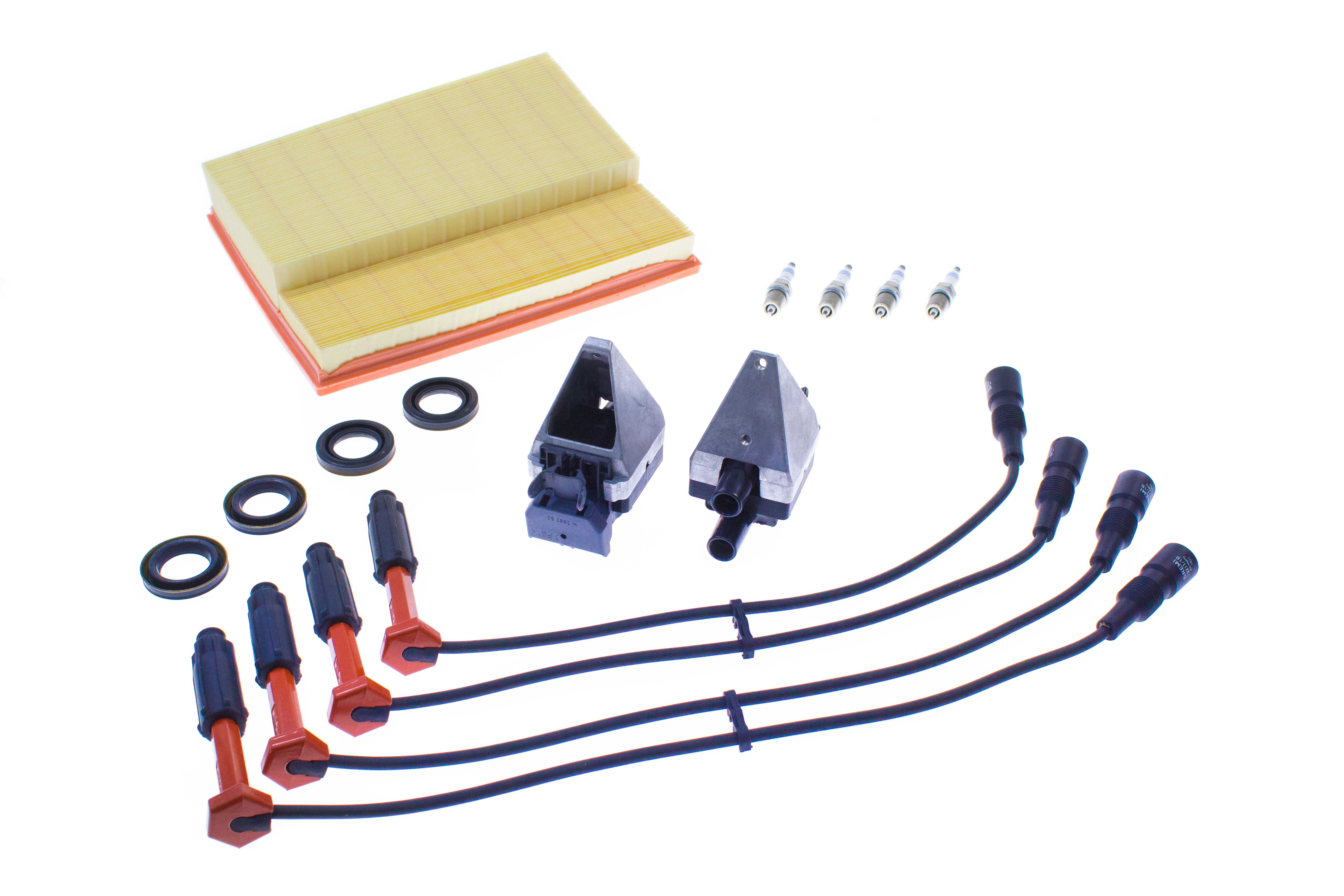 AAZ Preferred C220TUNEUPKIT Ignition TuneUp Kit; Plugs, Coils, Wire Set and Air Filter; KIT