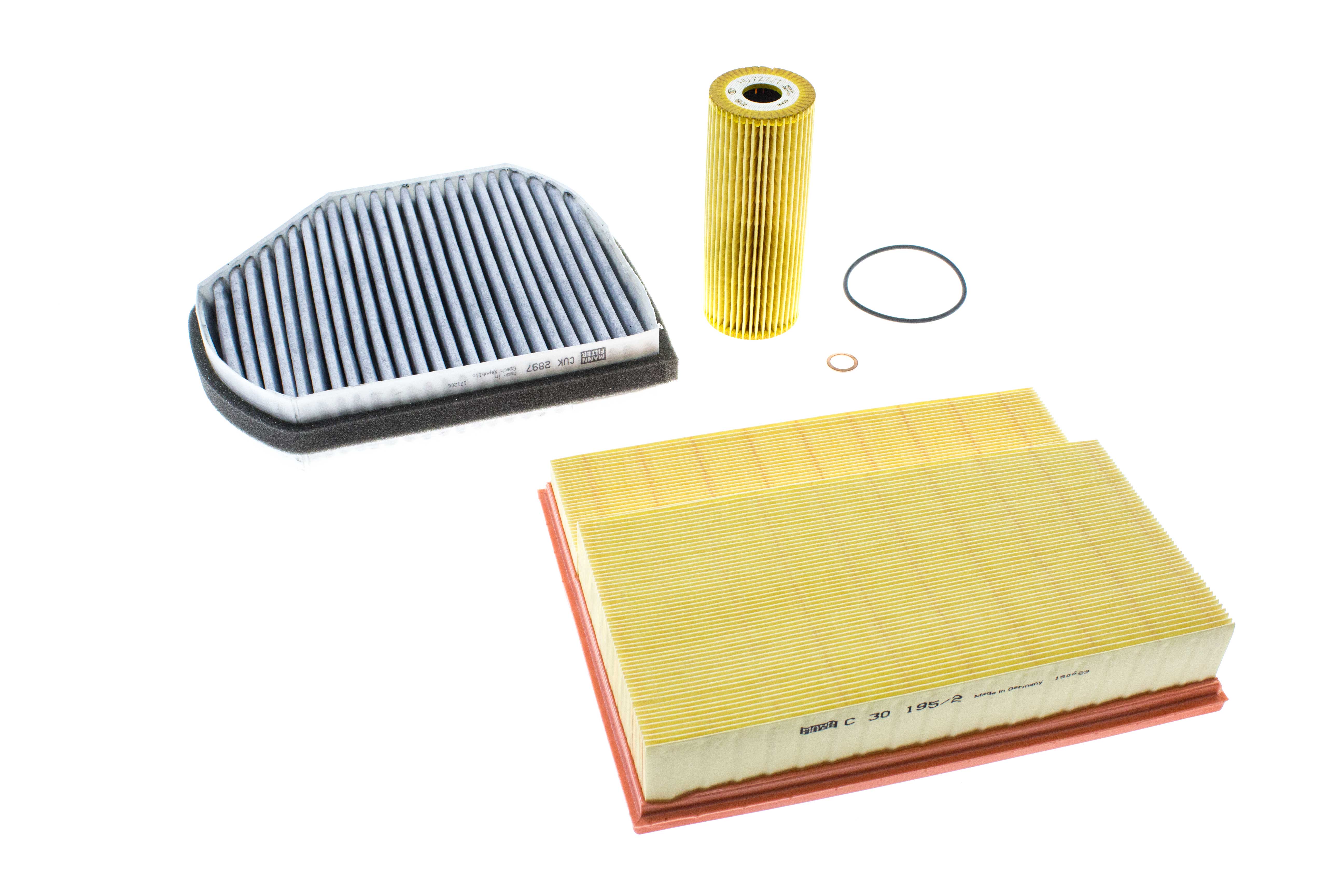 Mercedes C230 Replacement Cabin Air Filters - Airmatic, Mahle, OPparts