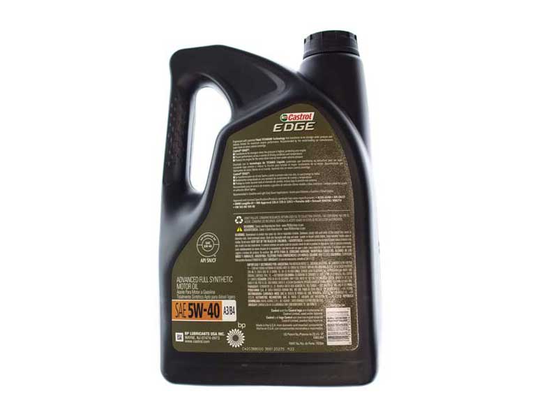Castrol Edge 15D934 Engine Oil; 5W-40 Synthetic; 5 Quart | 03247C