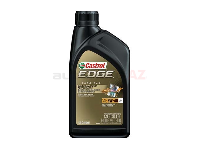 Castrol Edge 15D932 Engine Oil; 5W-40 Synthetic; 1 Quart | 06249