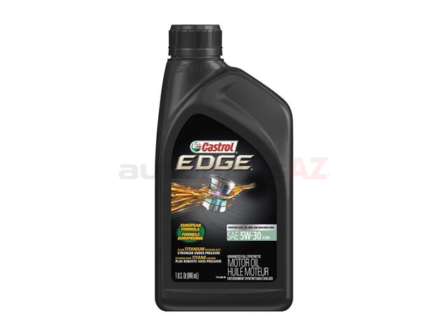 Castrol Edge 15D452 Engine Oil; 5W-30 A3/B4 Fully Synthetic; 1 Quart; Euro  Formula