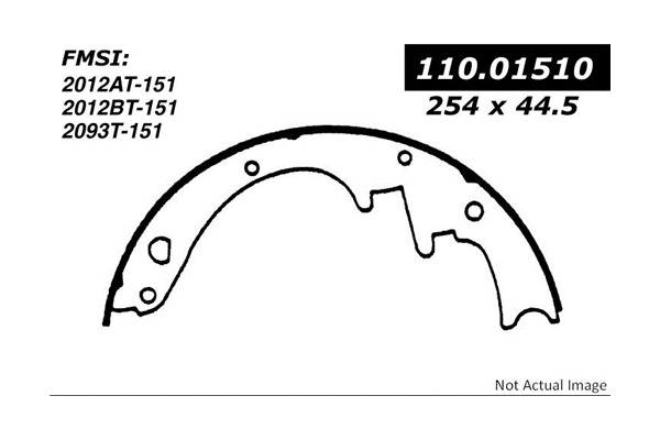 1950 FORD CUSTOM Brake Shoes | Summit Racing