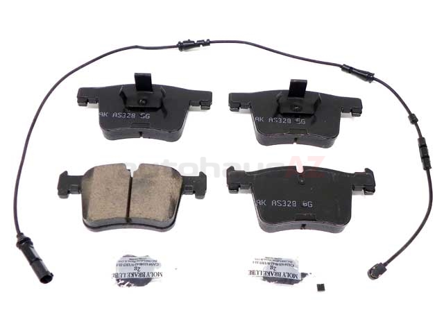 D1561EUR Akebono Euro Brake Pad Set; Front