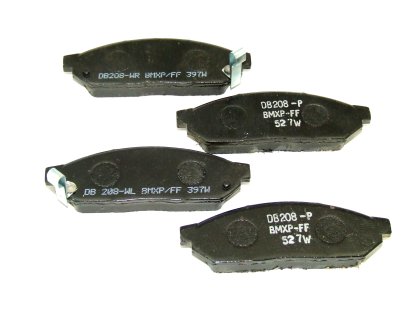 PBR-Repco Deluxe D336D Brake Pad Set; Front; Organic Compound