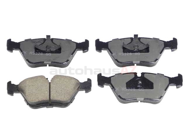 D8394AEUR Akebono Euro Brake Pad Set; Front