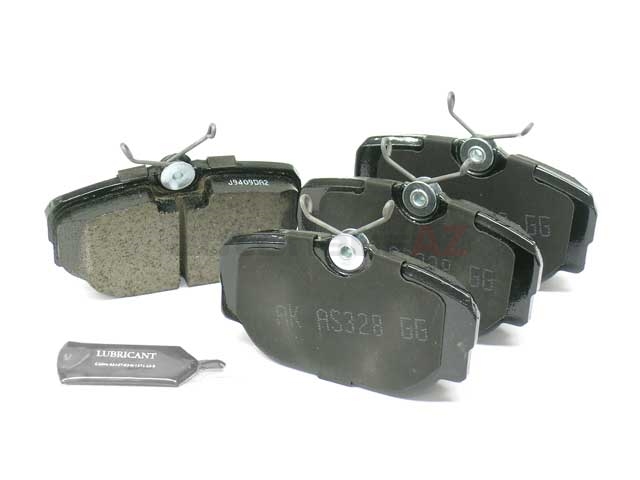 D8493EUR Akebono Euro Brake Pad Set; Front
