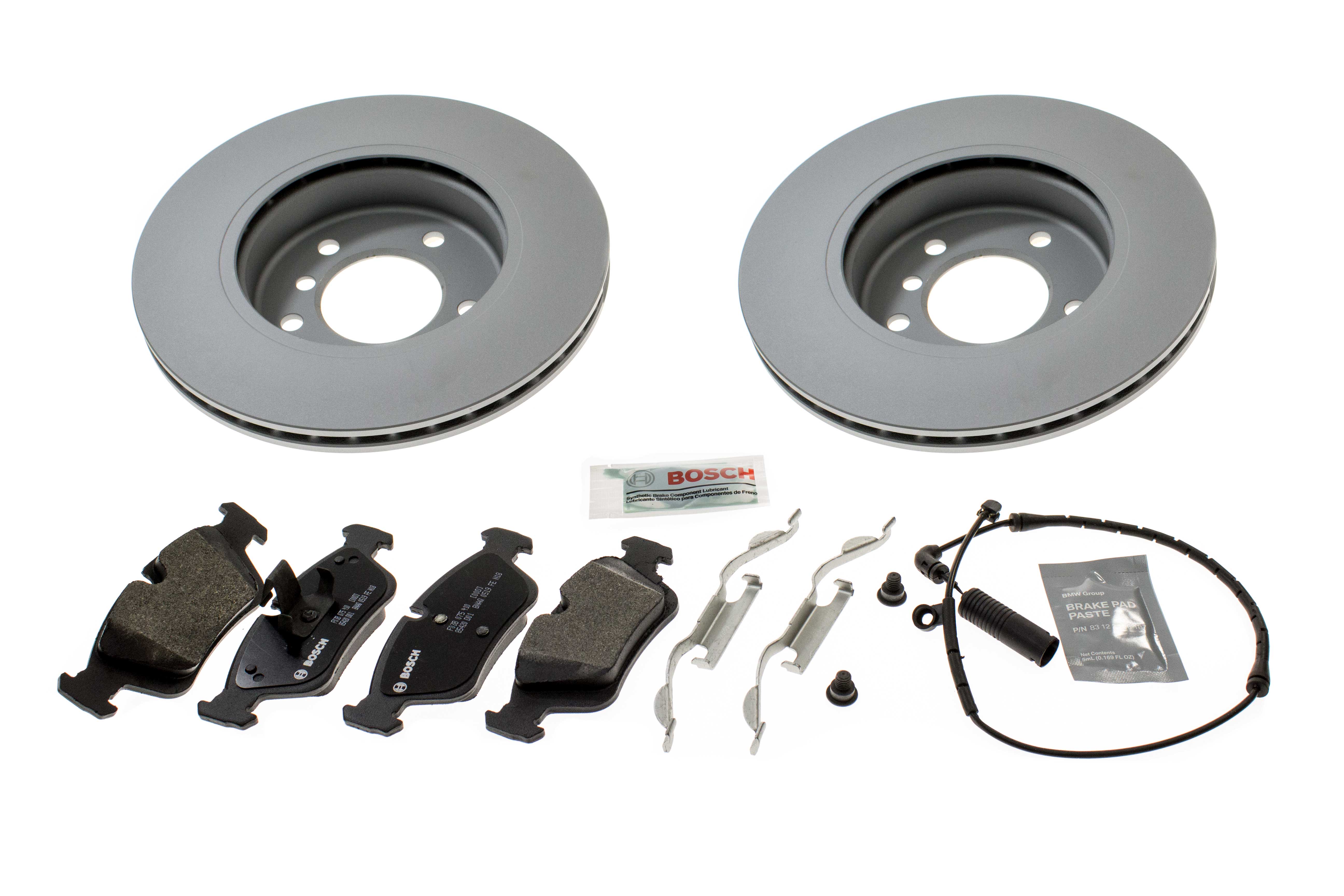 AAZ Preferred E46FTSMKIT Disc Brake Pad and Rotor Kit; Front Brake Kit ...