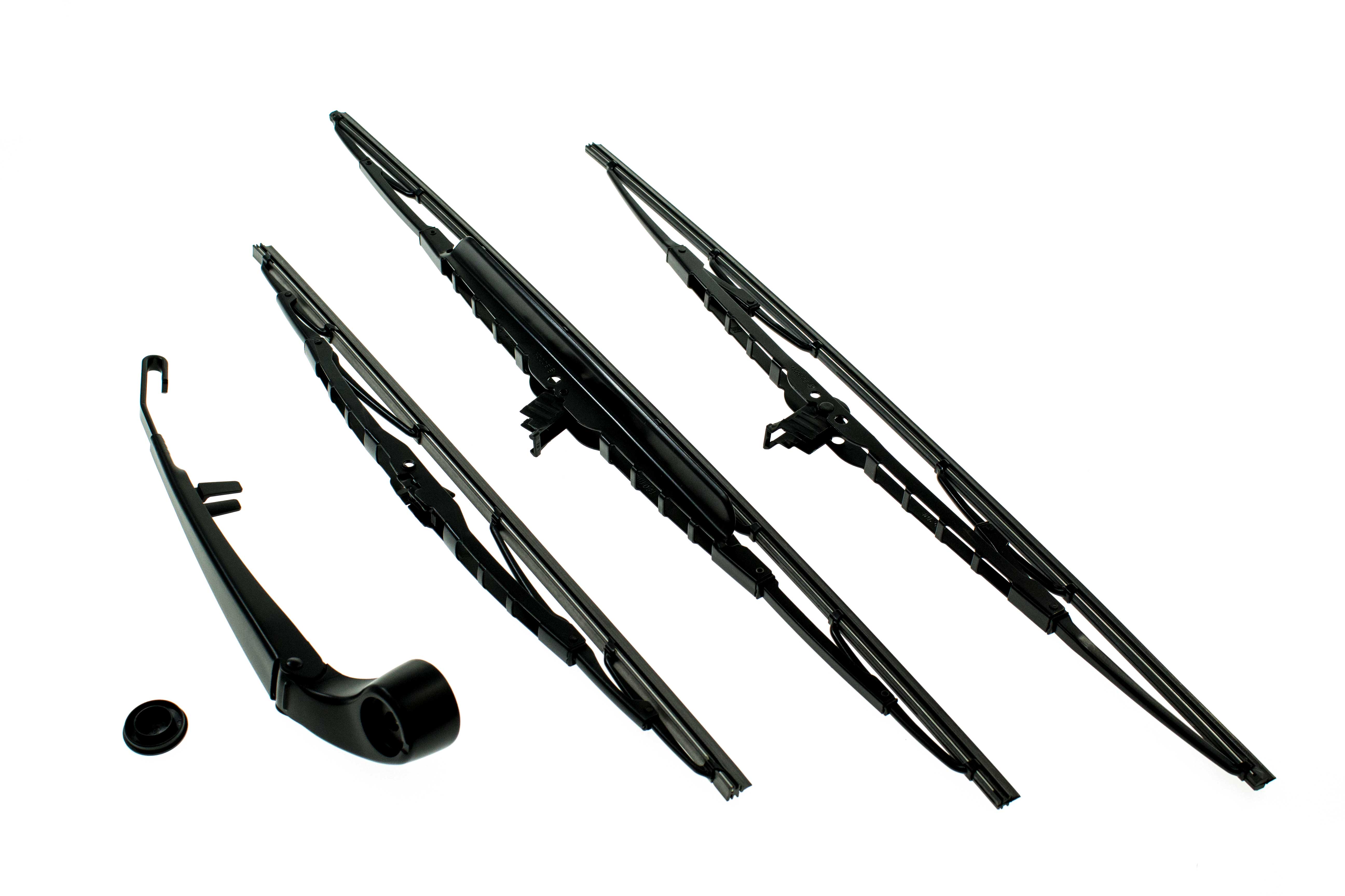 AAZ Preferred E53WIPERKIT Windshield Wiper Blade Set; Front and Rear