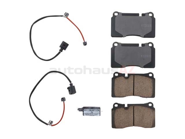 Akebono Euro EUR1129 Brake Pad Set; Front - VW | 7L6698151E 7L6698151G ...