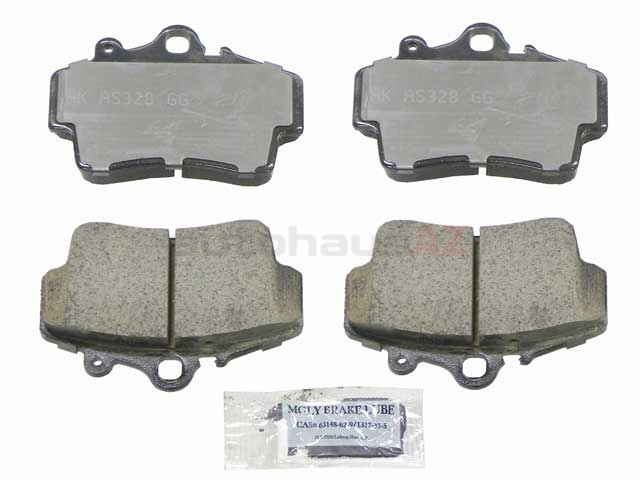 EUR737 Akebono Euro Brake Pad Set; Front