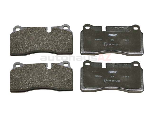 4S0698451M Ferodo Brake Pad Set; Rear