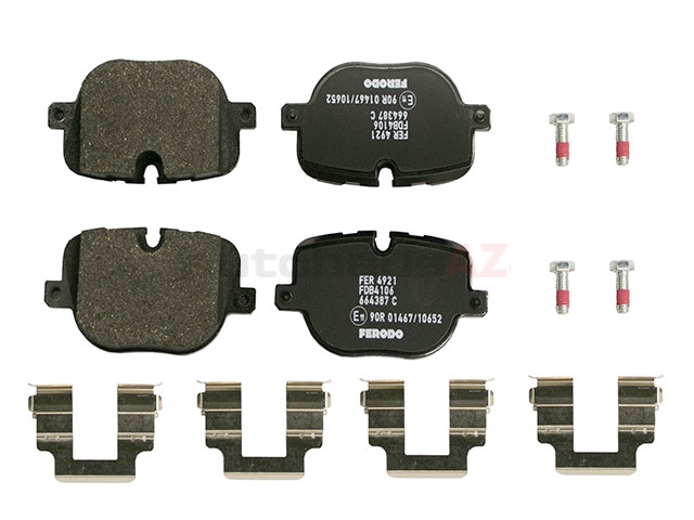 LR025739 Ferodo Brake Pad Set; Rear