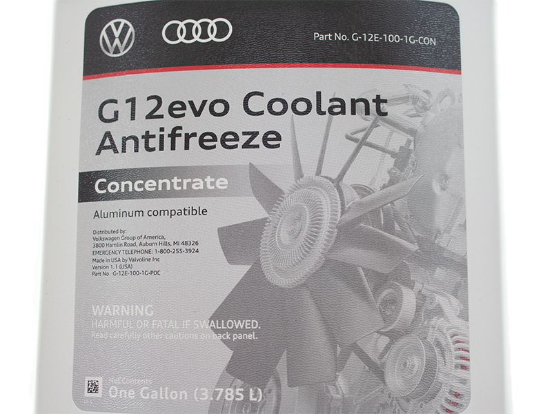 Genuine VW/Audi G12E0501GDSP Antifreeze/Coolant; Full Concentrate; 1 Gallon Audi, VW