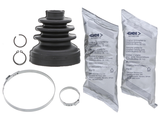 0413 GKN Loebro 93192953, 304965 CV Joint Boot Kit; Rear Inner; Left