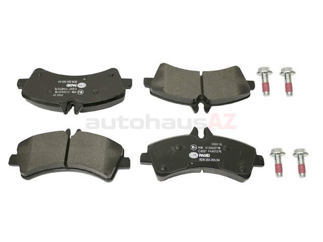 04862603AE Hella Pagid Brake Pad Set; Rear