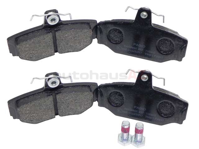 31261186 Pagid Brake Pad Set; Rear